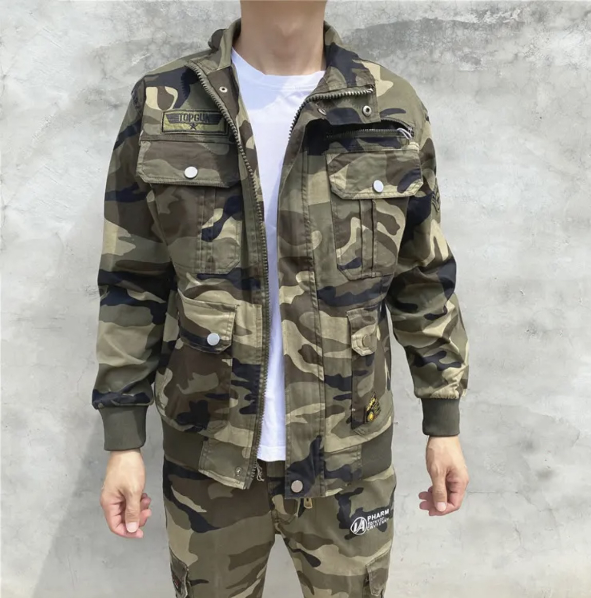 弹力耐磨迷彩工作服套装男女同款工地工装机修加厚防烫焊工劳保服