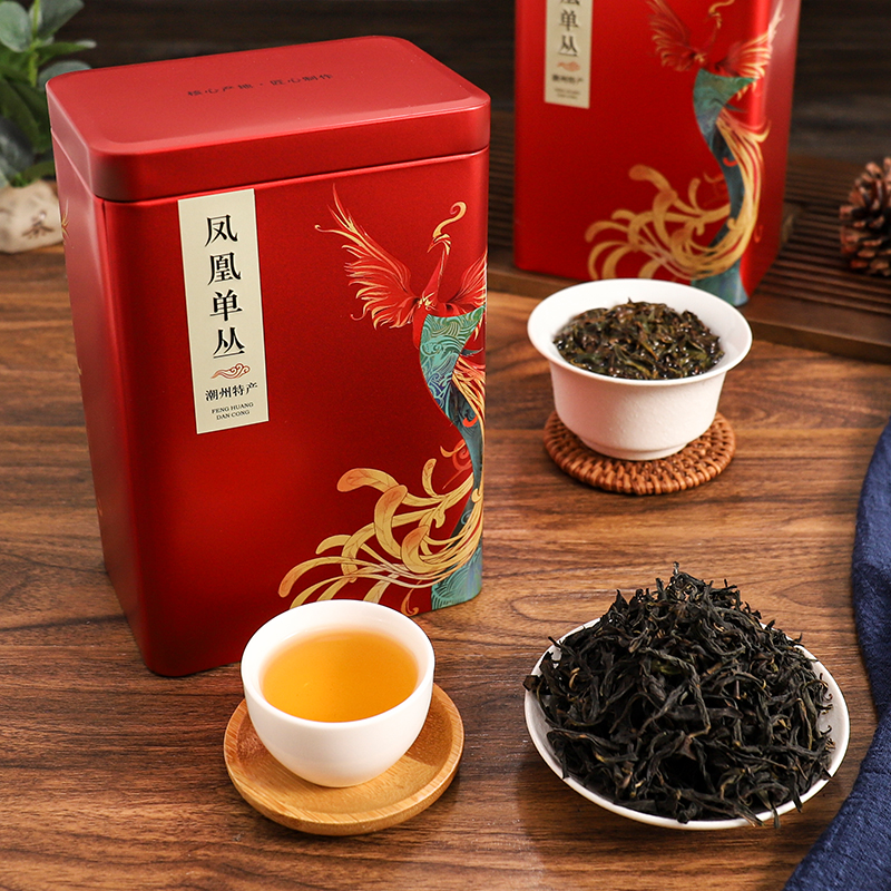 凤凰单枞 茶叶鸭屎香新茶凤凰单丛乌龙茶散装罐装500g