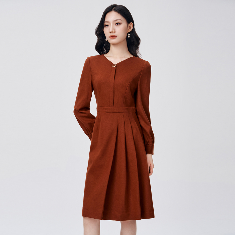 【粉丝专享】BuouBuou绵羊毛星光裙商场同款连衣裙女BJ4G235