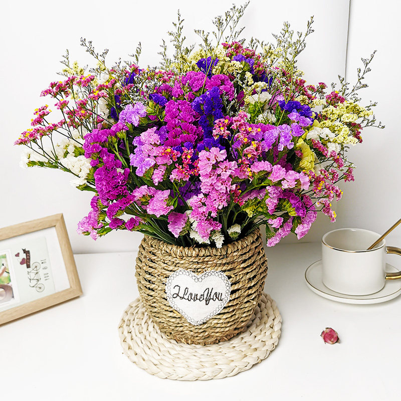 勿忘我【30枝花+送花篮】鲜花花束发货真花客厅干花真花风干