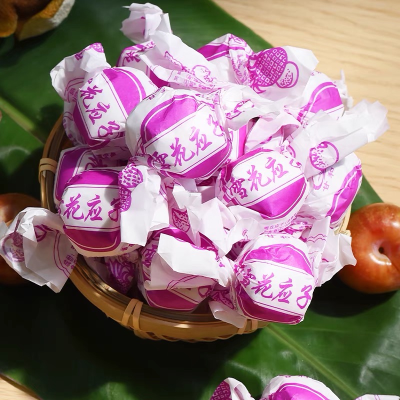 广东特产 纸包加应子蜜饯香港澳门口味 果脯零食嘉应子雪花应子