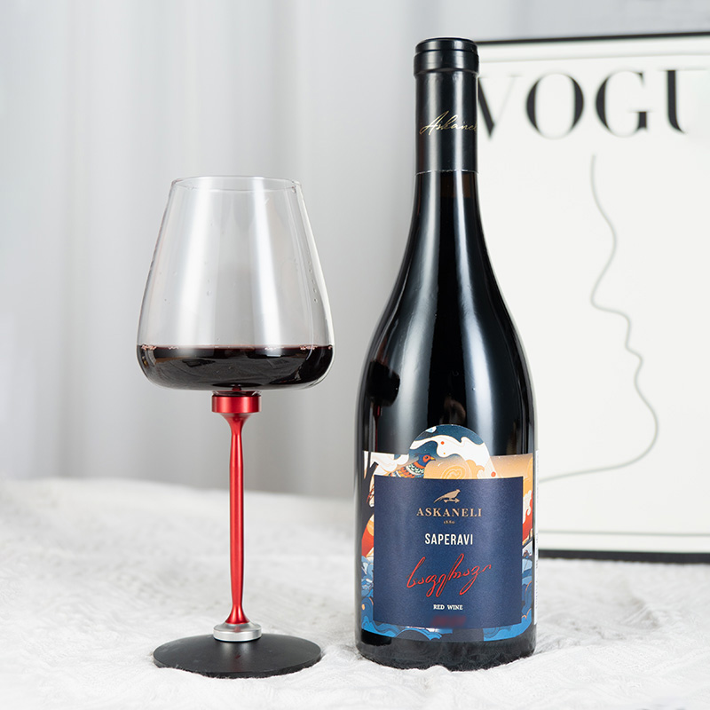 【格鲁吉亚原瓶进口】维尔兹阿斯卡尼利萨别拉维干红葡萄酒750ml