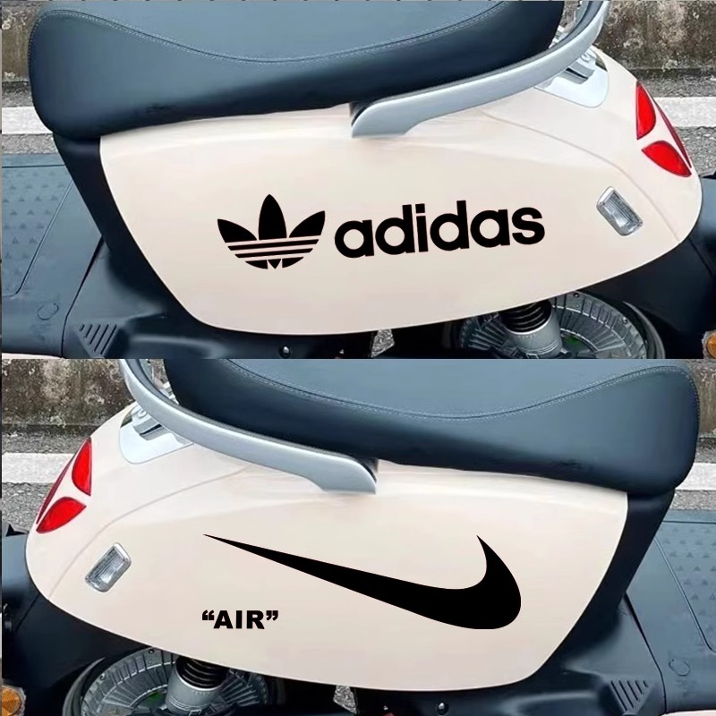 NIKE潮牌车贴爱玛雅迪电动摩托车改装饰贴小牛电瓶车车身拉花贴画