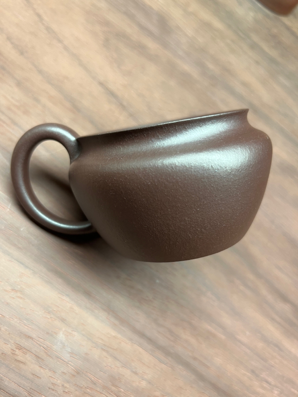 《海棠杯》30目石红硬核早期料紫砂壶主人杯品茗杯茶具