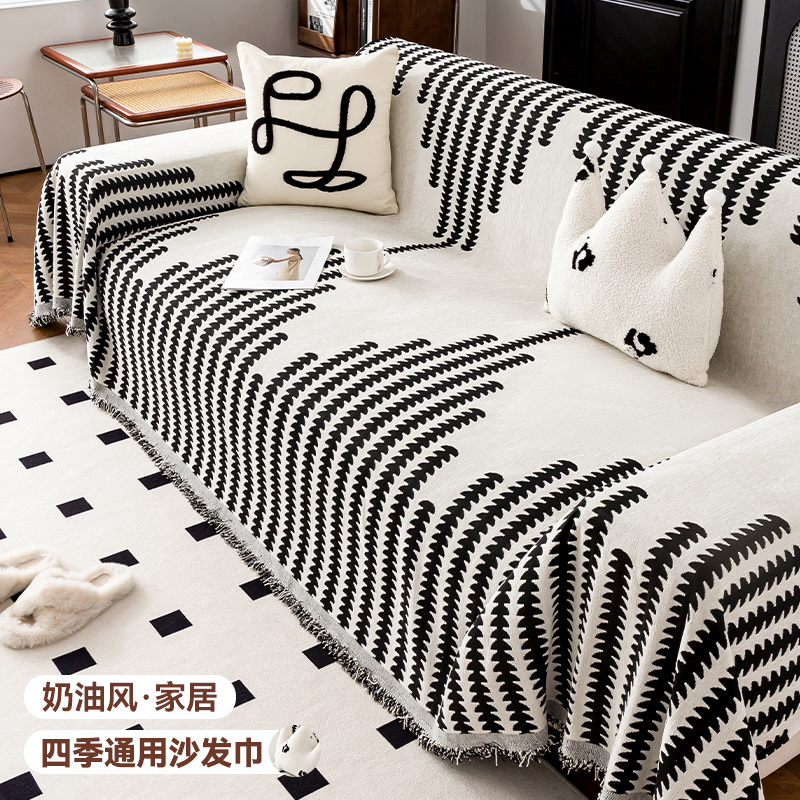 简约家居全盖家用客厅防猫抓沙发套盖布防滑耐磨全包式沙发盖巾