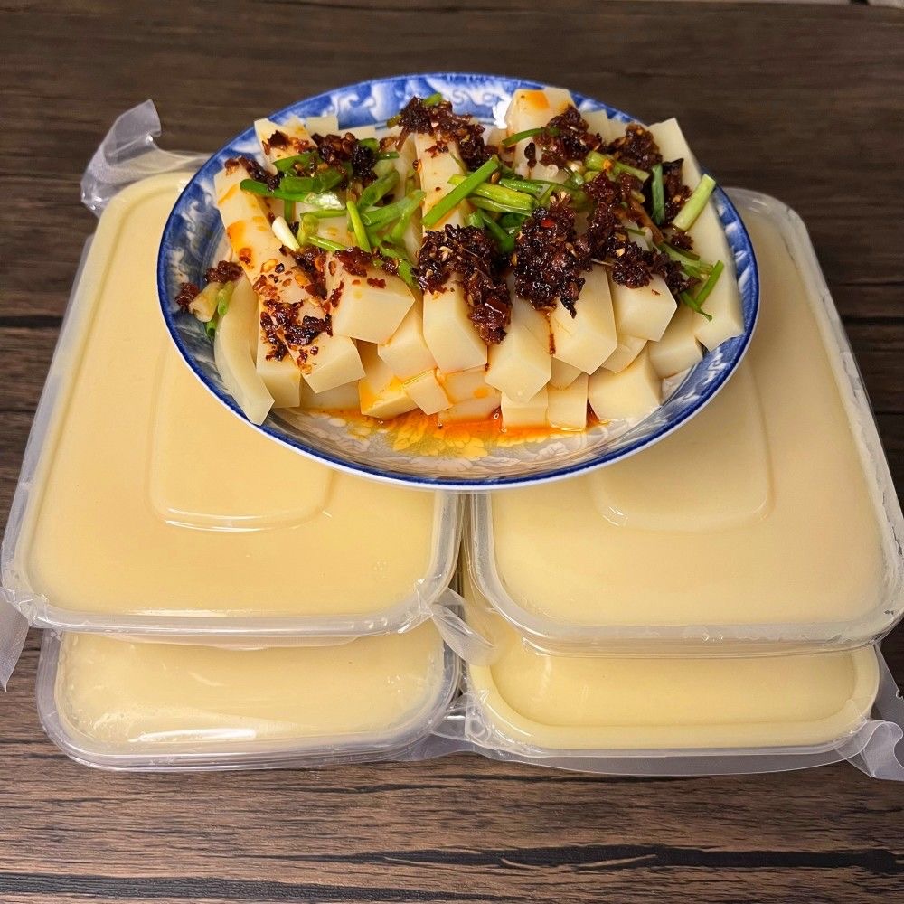 米豆腐贵州特产小吃美食成品凉拌米糕米凉粉即食美味小吃送调味料