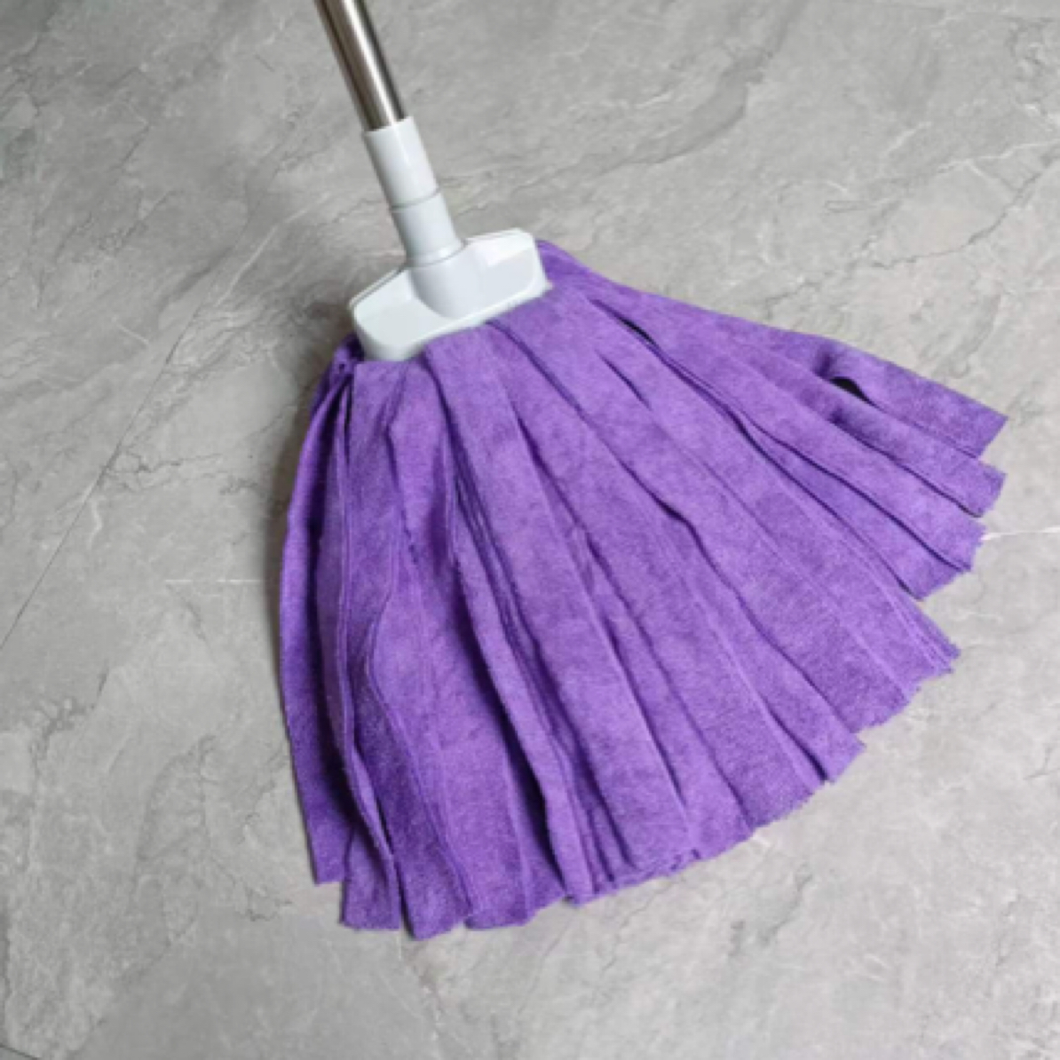 圆头扁头 精编老式毛巾布拖把干湿两用吸水扁头家用拖把