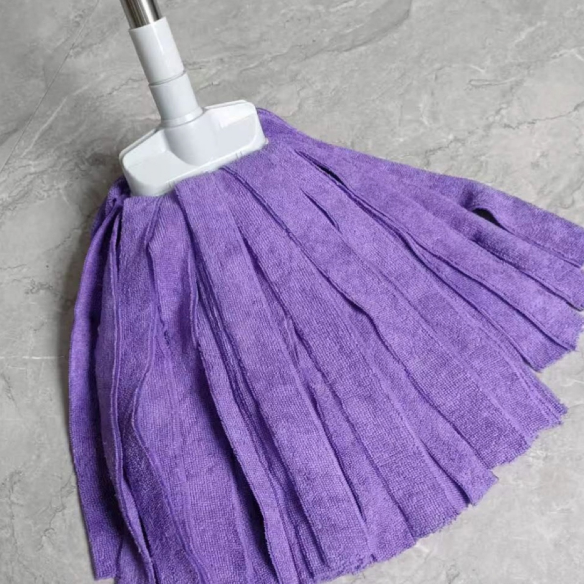 热销家用老式地拖毛巾布拖把干湿两用拖把传统扁头大号吸水