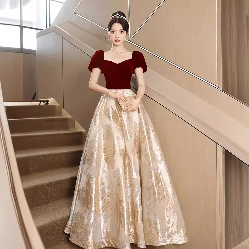 特大码胖mm200斤240敬酒新娘结婚宴会法式高级感订婚宴礼服女