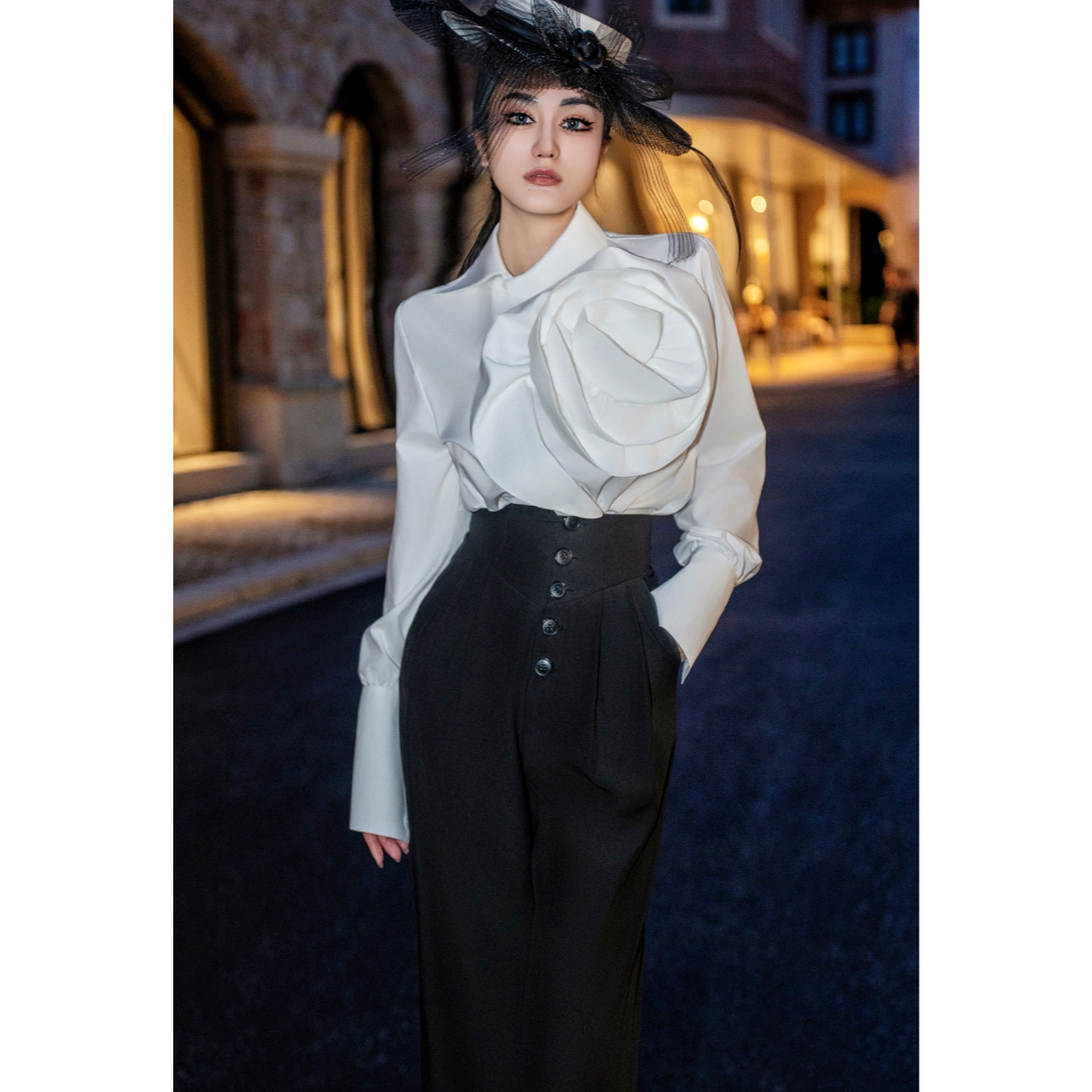 【星姐推荐】星原创高级定制「畔花眠」设计师小众轻奢名媛衬衫