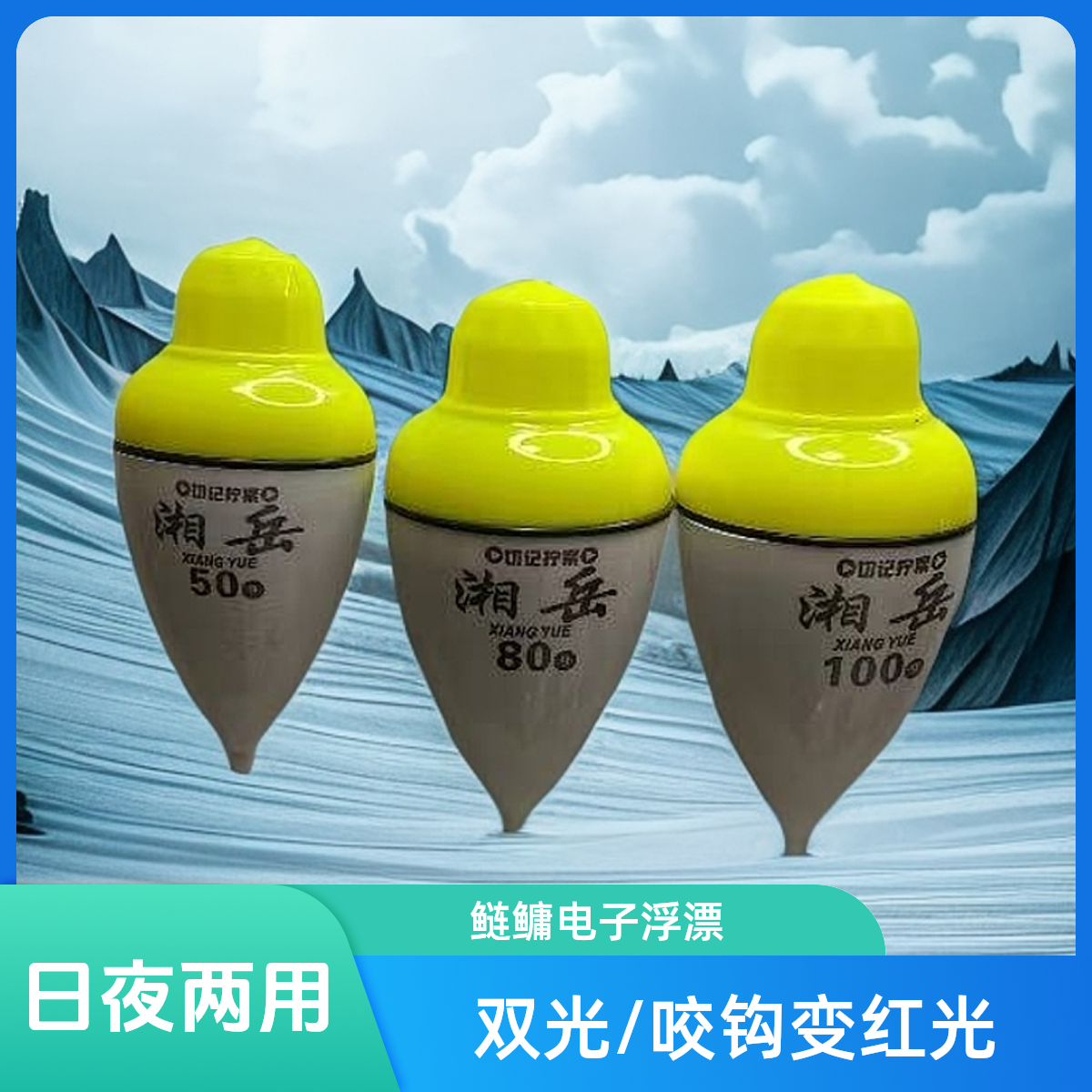 电子夜光浮漂咬钩变色大肚漂海竿专用钓鱼漂