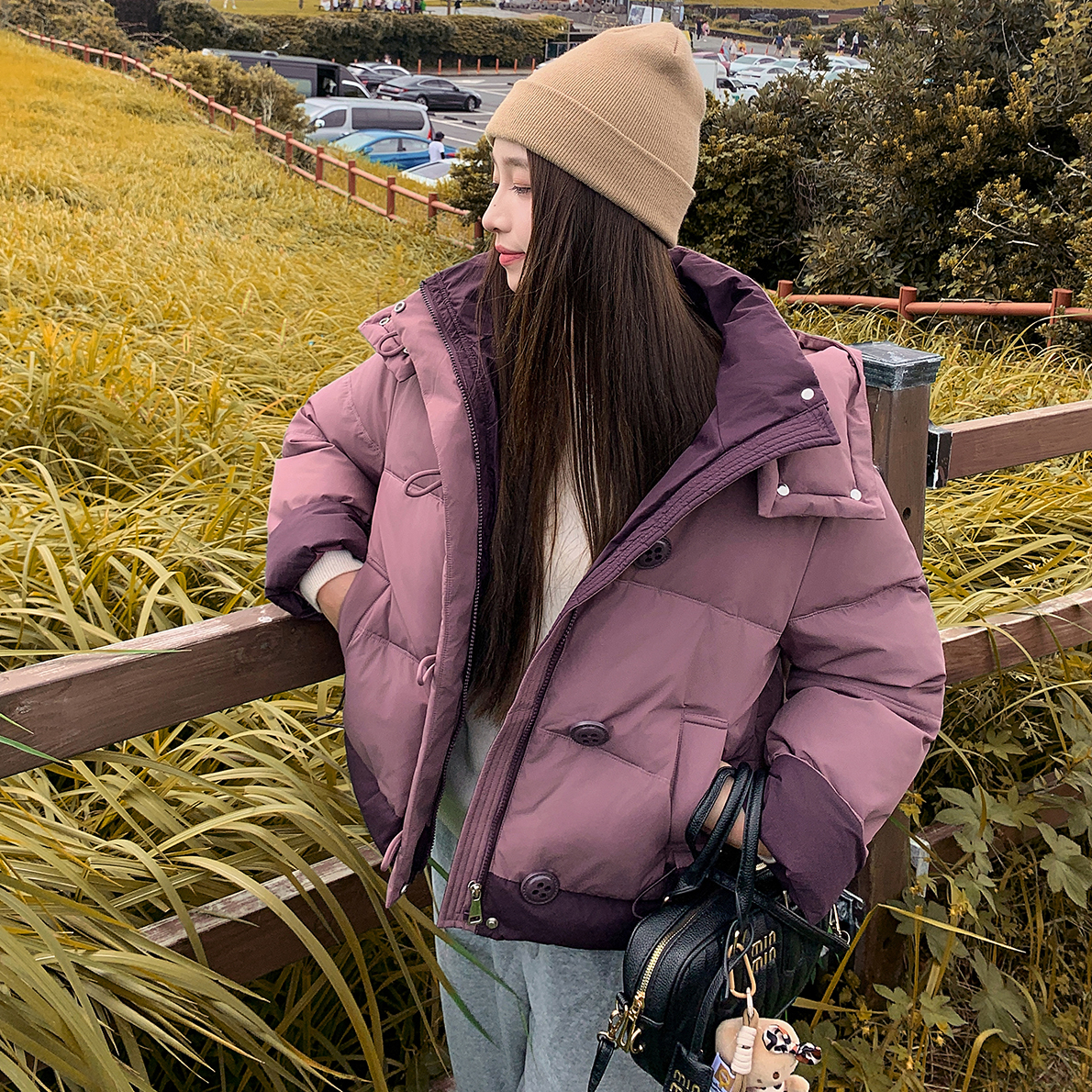 【姿姐】冬季新款棉衣女短款2025韩版时尚百搭棉服小个子棉袄外套