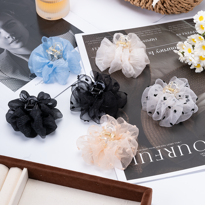 彩色泡泡小抓夹~春季新款小清新甜美少女心编发4.5cm抓夹