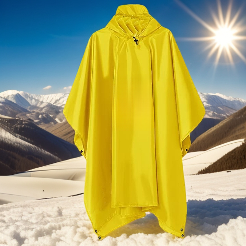 户外雨衣三合一斗篷式登山多功能天幕男士游泳裤2025新款旅游装备