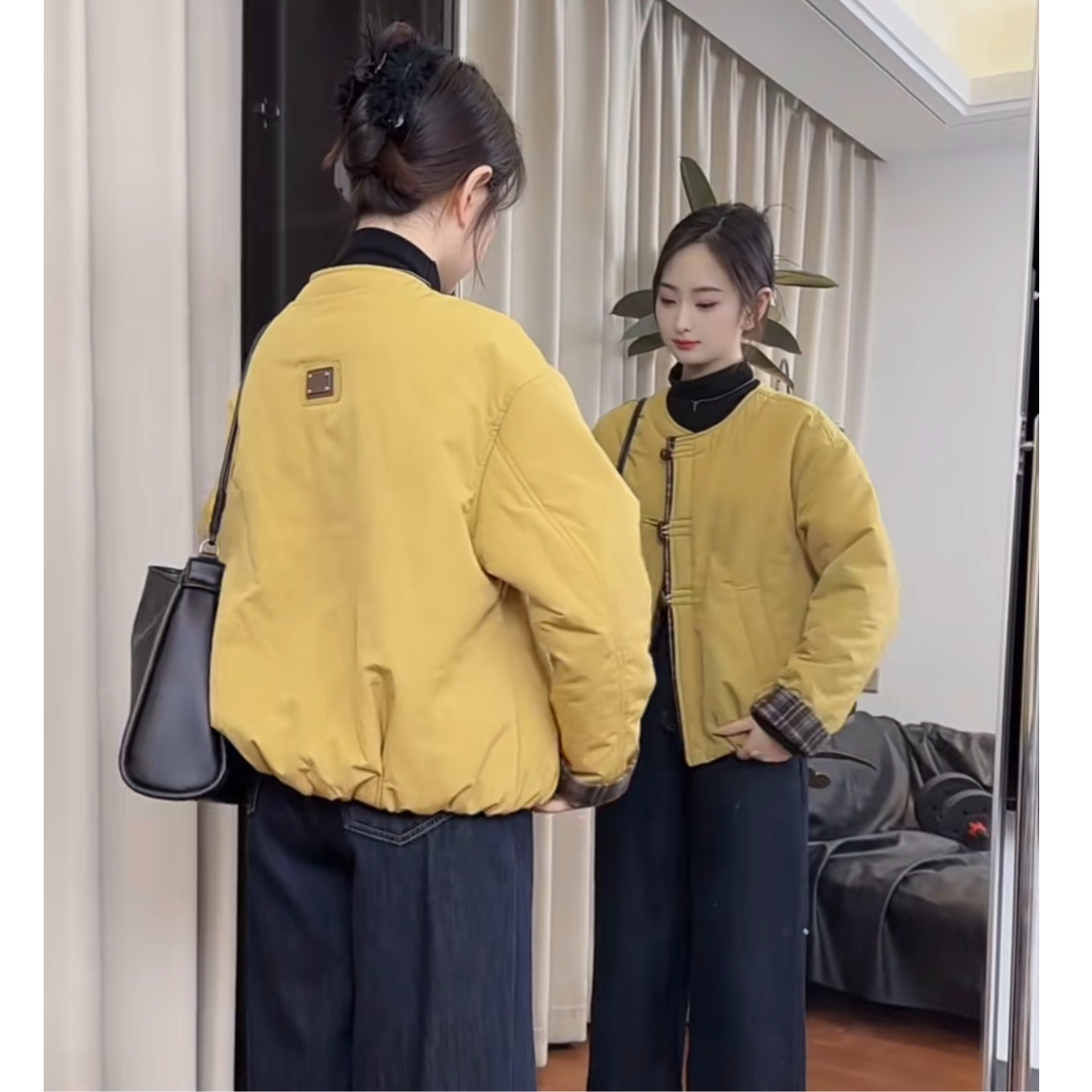 正版爆款设计感加棉加厚棉服短外套女2025冬季时尚流行超好看上衣