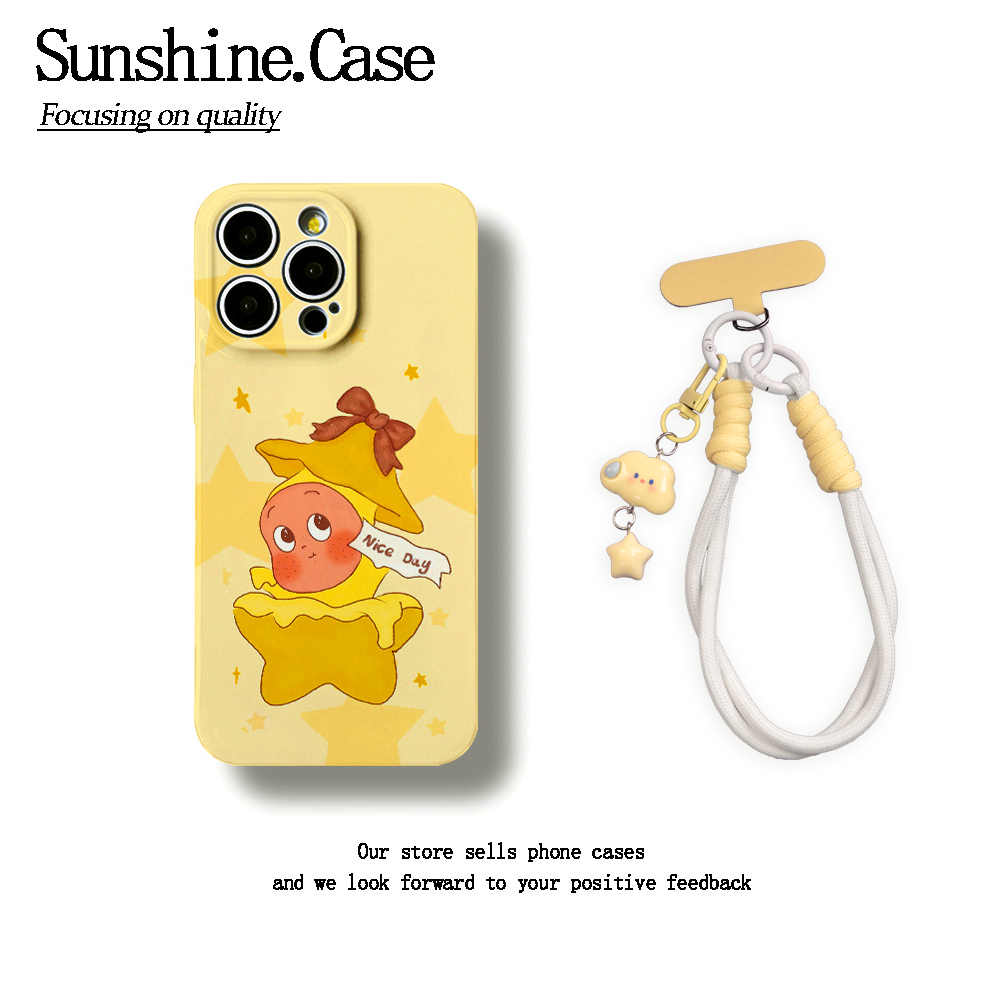 蝴蝶结星星软壳适用苹果oppo华为vivo小米手机壳防摔全包ins