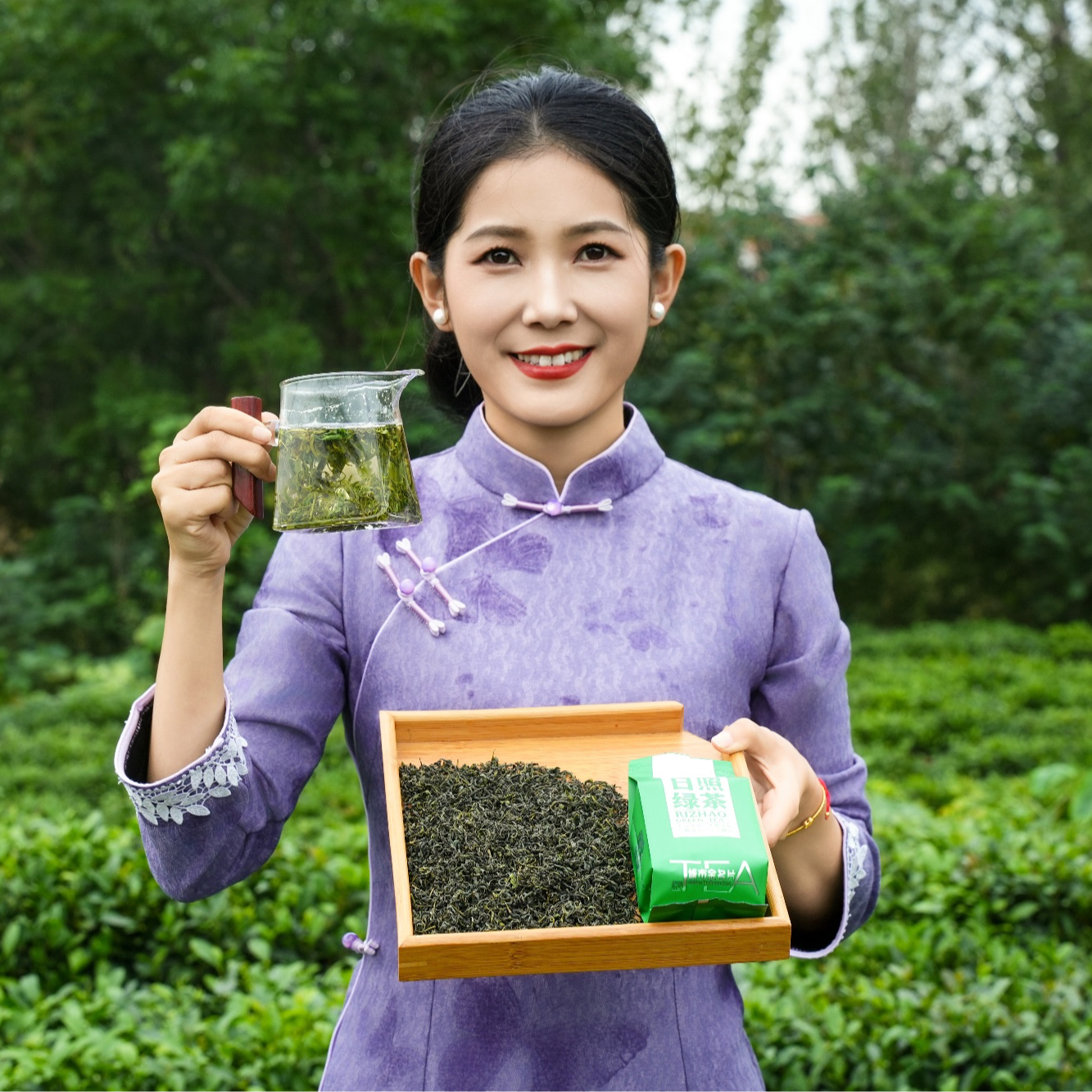 【129麦前春茶】 豌豆香浓郁/鲜爽耐泡/2025日照绿茶新茶高档礼盒