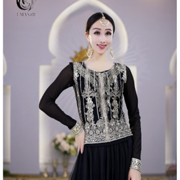 E88依曼之舞异域风情印度民族风新款女装新疆舞蹈服小马甲服装