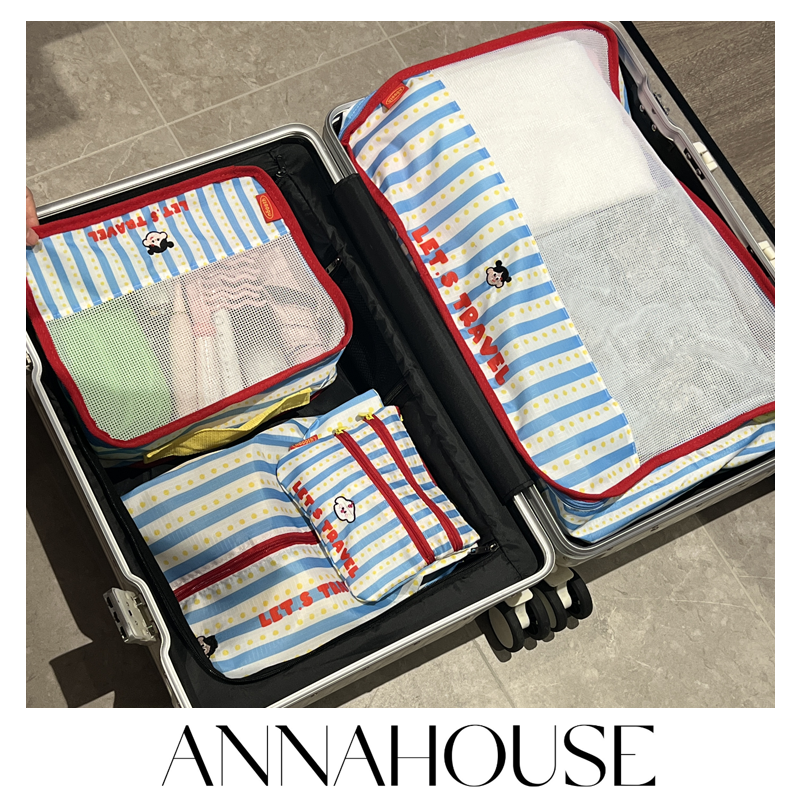 ANNAHOUSE旅行收纳袋行李箱内衣收纳袋防水洗漱整理包分袋袋子NS