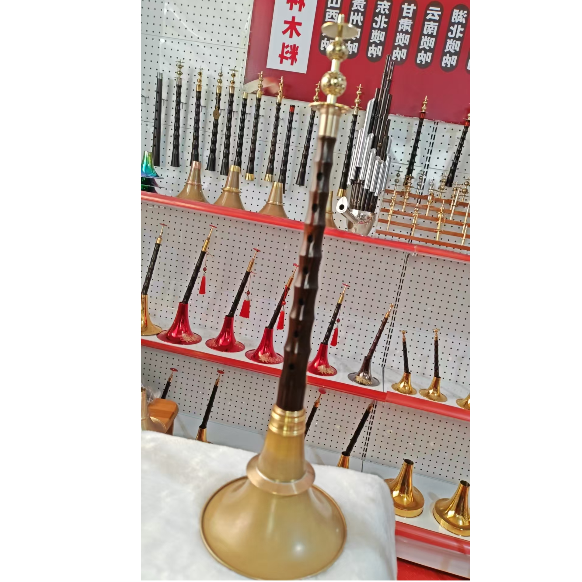 【直播严选】 百年老红木不定调唢呐全套 杆长31厘米 包邮