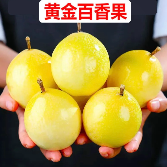 广西钦蜜九号黄金百香果17枚香甜营养多汁口感ca