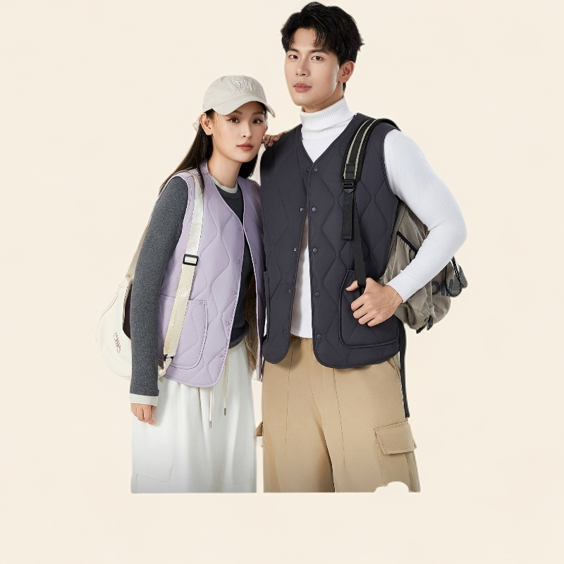 山羊绒多宝保暖马甲背心情侣2025冬季休闲马夹