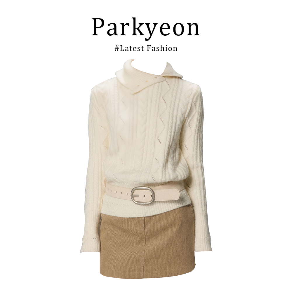 新款韩系设计感软糯针织毛衫搭气质百搭半身裙秋冬套装