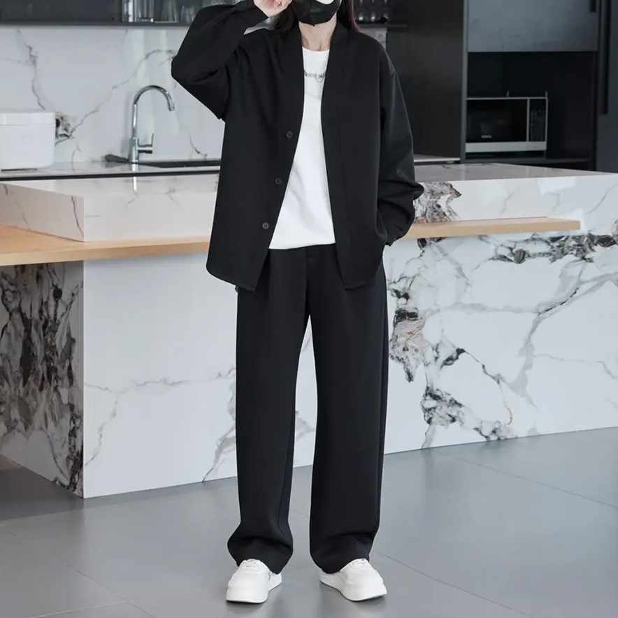 MARK 马克2025秋季新款宽松上衣时尚外套长裤套装