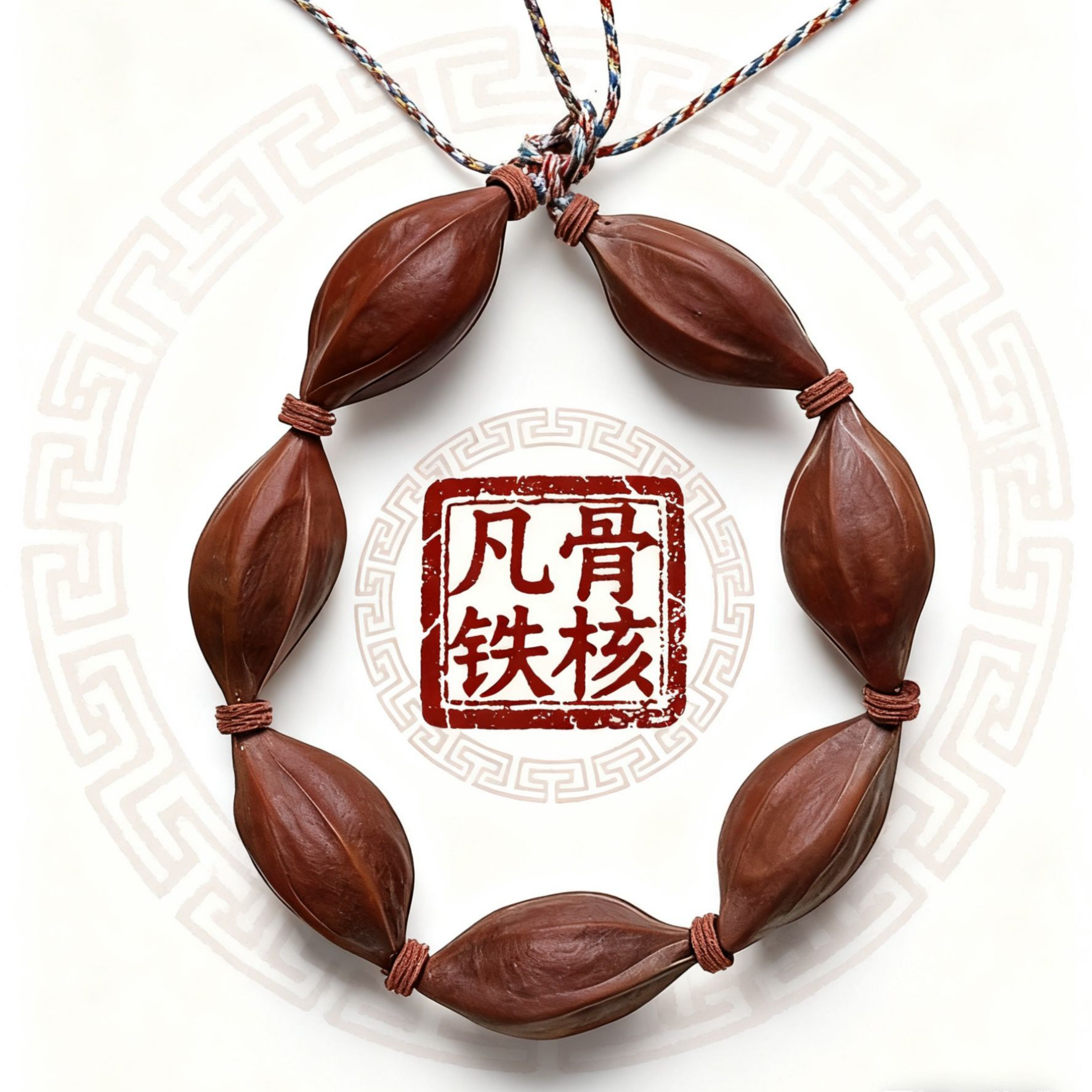 船埔铁核-橄榄核长款素串-新手入门级5年老核