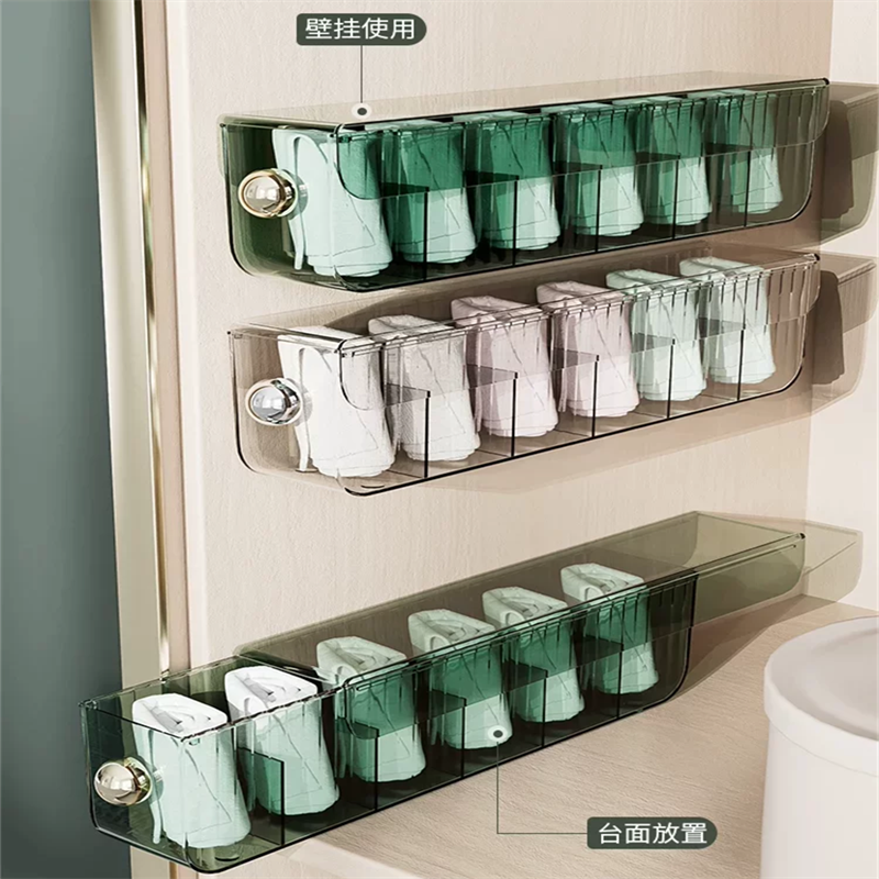 优勤壁挂内衣收纳盒家用衣柜壁挂式装袜子内衣整理收纳神器收纳盒