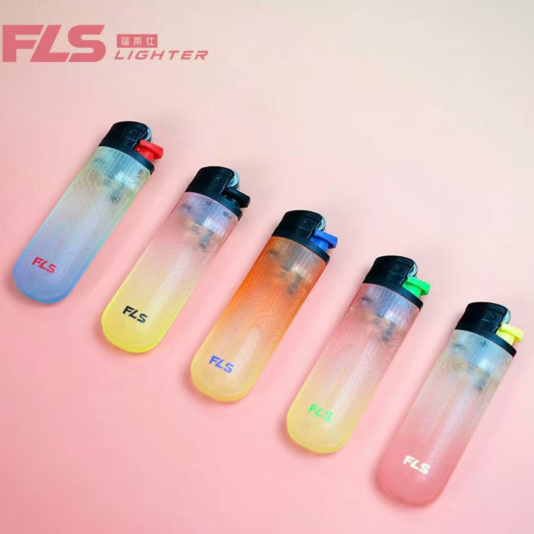 福莱仕F3果冻缤纷网红硅胶手感打火机明火免调节恒流阀防爆耐用