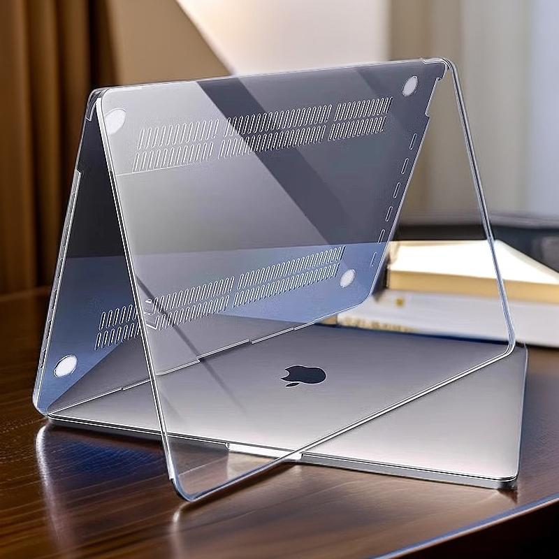 适用苹果2025mac保护壳13air笔记本外壳pro14电脑套M4透明磨砂膜
