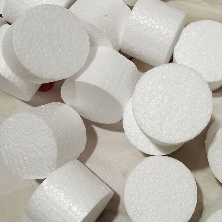 泡沫芯花束底座圆柱形手工DIY材料网红小花篮泡沫芯