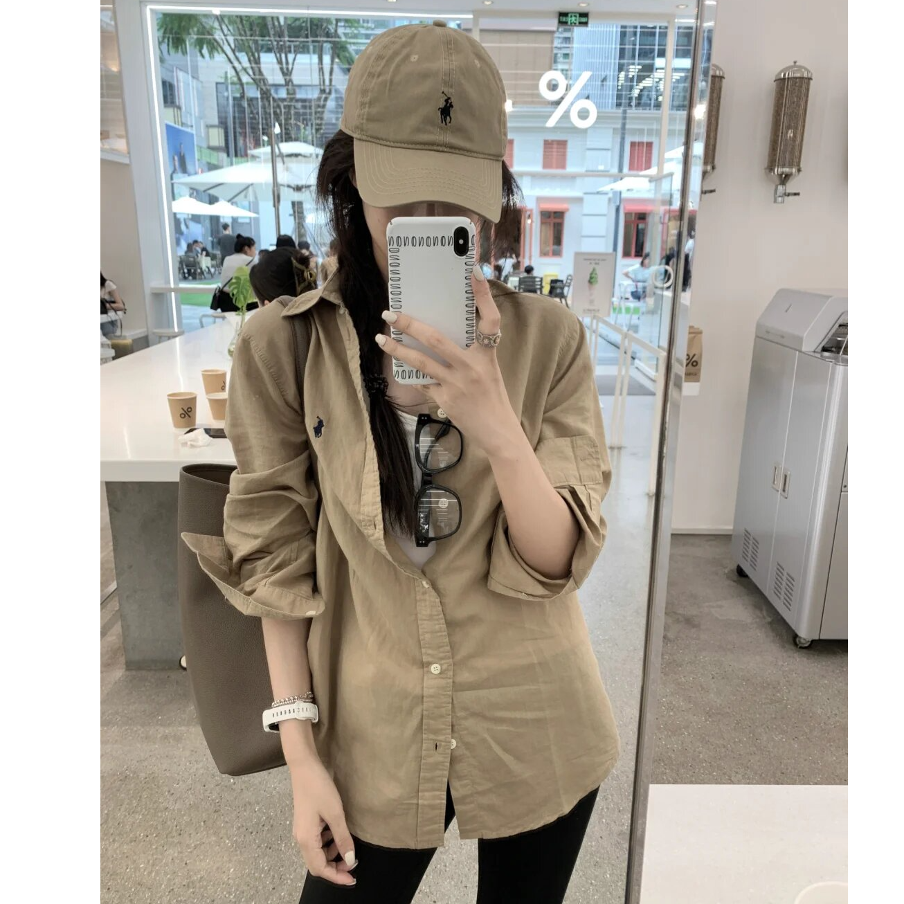 纯棉刺绣衬衫秋季新款打底白色衬衫女齐色