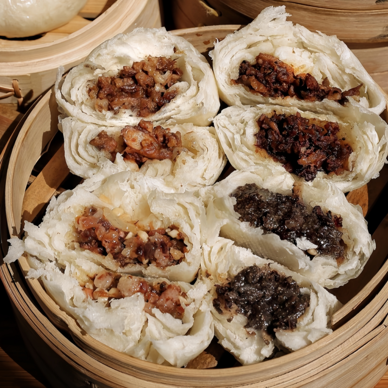 云南破酥包千层破酥包子加热速食玫瑰包儿童懒人营养早餐面点手工