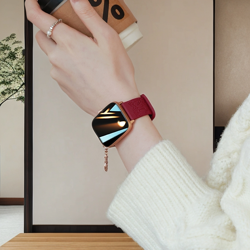 智能手表女生多功能接打电话消息运动手环简约计步手表520礼物