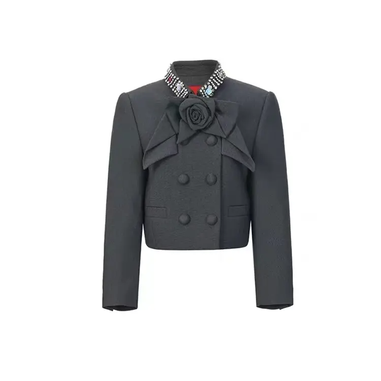 LeFame/拉飞姆LE FAME/拉飞姆24年新中式玫瑰花西服LF24Q21SC320