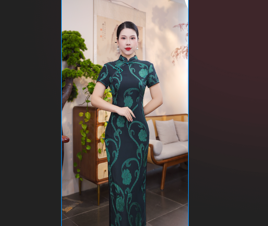清幽 2025新中式新款清凉旗袍中式改良气质日常优雅