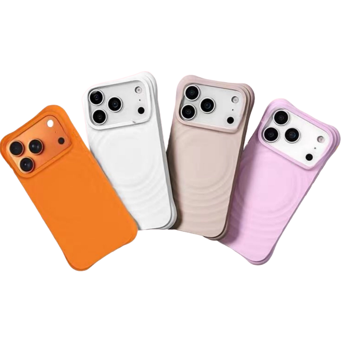 CASE纯色波漾壳适用于苹果手机壳17Promax/plus壳iphone16promax