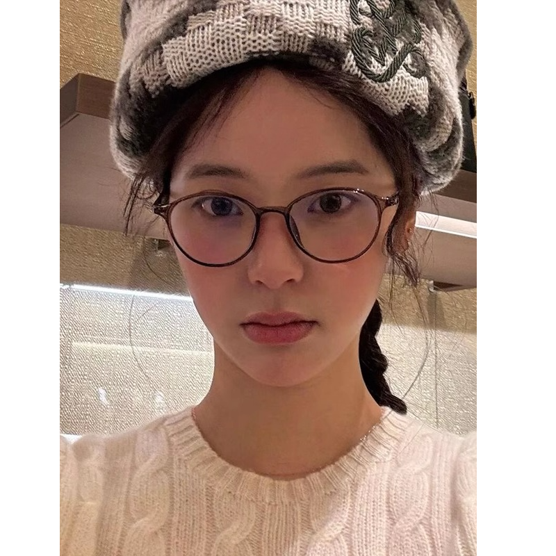 【1号】欧阳娜娜同款茶色眼镜女韩系素颜适合小脸眼镜框超轻小框镜