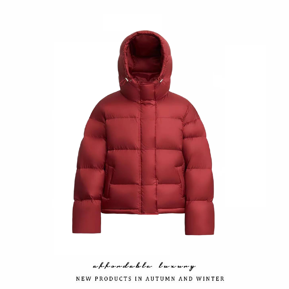 露Ln露清仓轻奢零压感泡芙90羽绒服女XJ-8898