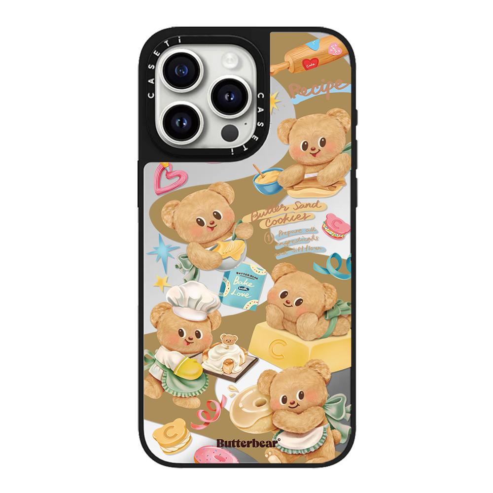 MagSafe磁吸黄油小熊适用苹果16promax手机壳iPhone15promax保护