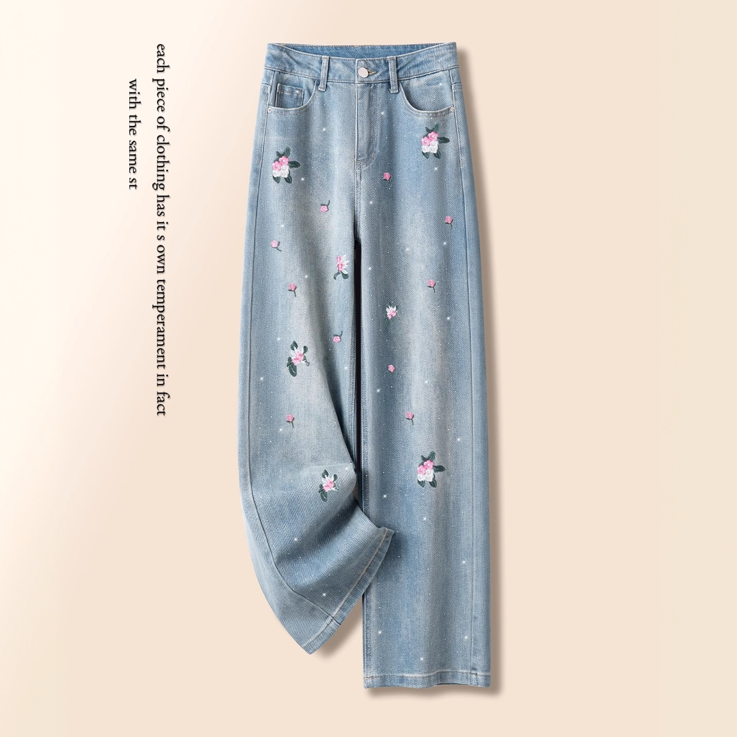 2025新款夏季薄款高腰时尚气质宽松显瘦百搭休闲垂感直筒阔腿裤女