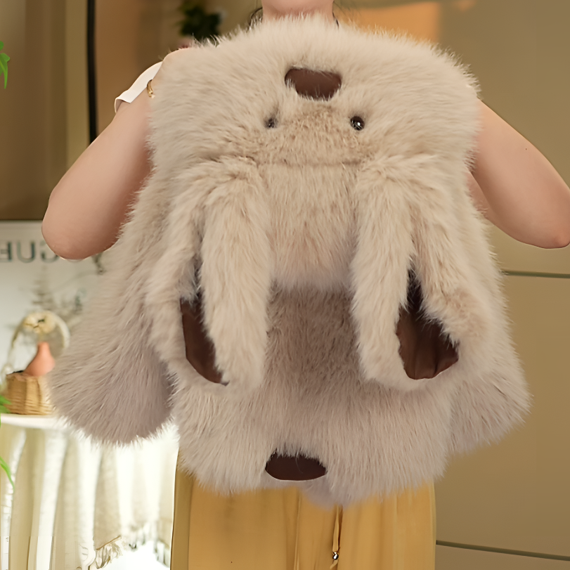 w317冬季卡通风可爱风兔子外套加绒染加厚可爱超萌儿童衣服
