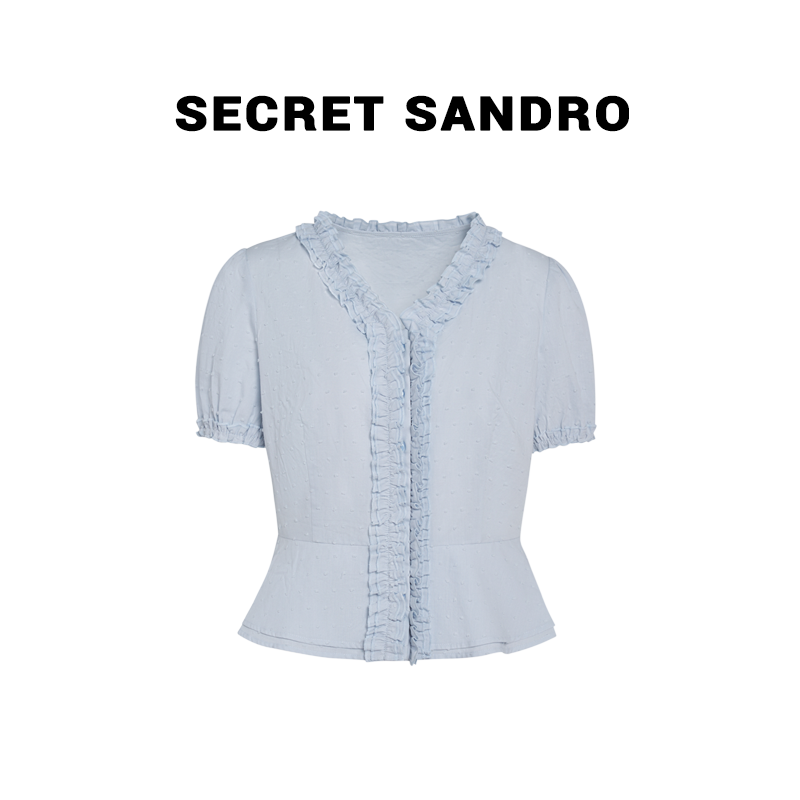 【冰激凌】【Secret Sandro】冉冉  衬衫 S55226092Q