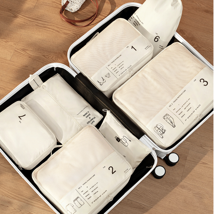 多功能大容量旅行整理收纳套装六件套装旅游衣物分类收纳便携袋