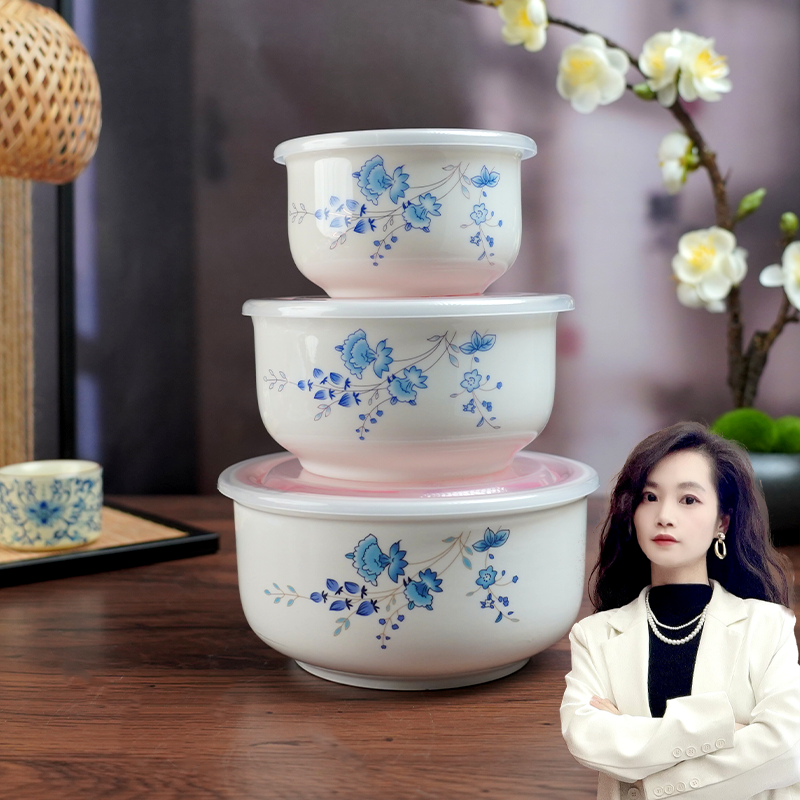 【百善瓷业】保鲜碗三件套优雅贵族KP