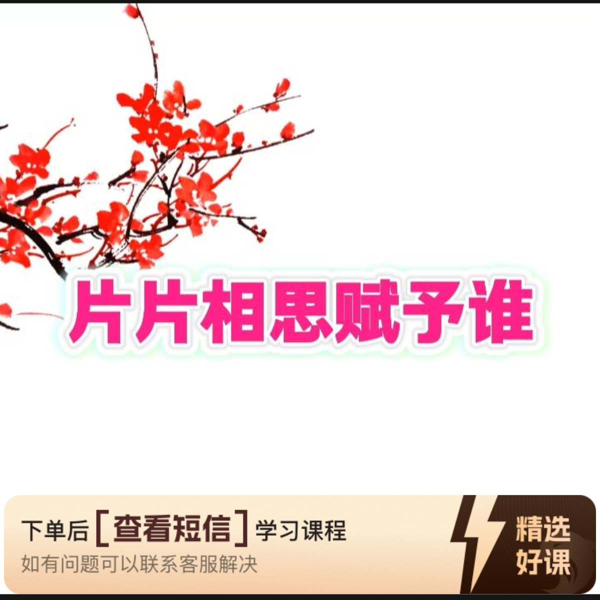 教弹钢琴曲《片片相思赋予谁》（留意短信解锁课程）