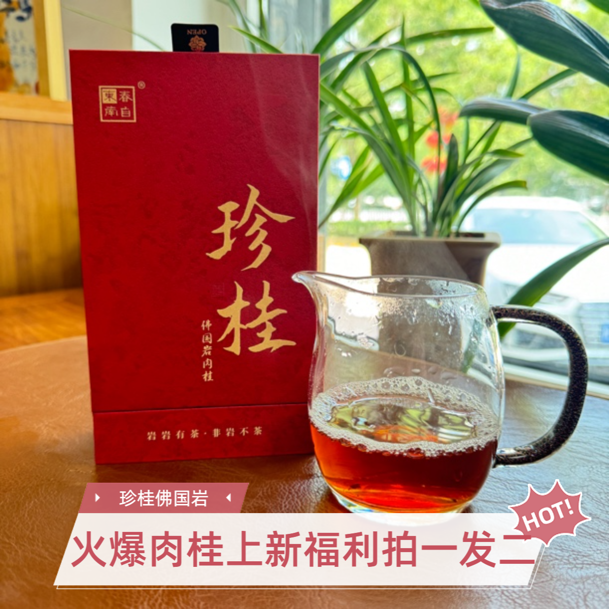 春自东南武夷山岩茶肉桂珍桂佛国岩肉桂霸气浓凶煞2泡/6泡