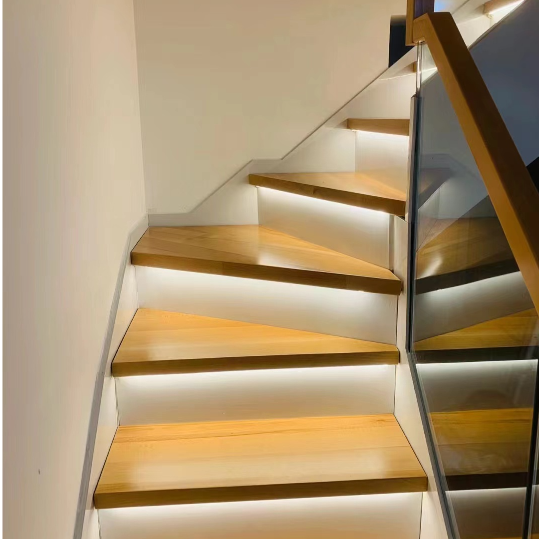 网红楼梯踏步灯两线智能感应载波别墅自建房台阶灯带